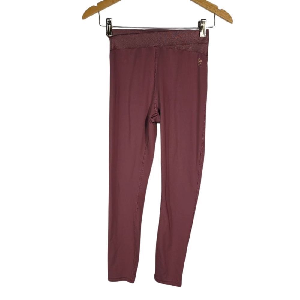 Ellie High‑Waist Maroon Leggings Size S